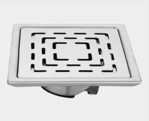 PR-114 Auto Close Cockroach Trap Stainless Steel Floor Drain Pest Control Kitchen Bathroom Hotel Restaurant Industrial Anti-Rust Waterproof Easy Install Durable Flip Bowl Mechanism Sewer Block Odor Proof Maintenance Free